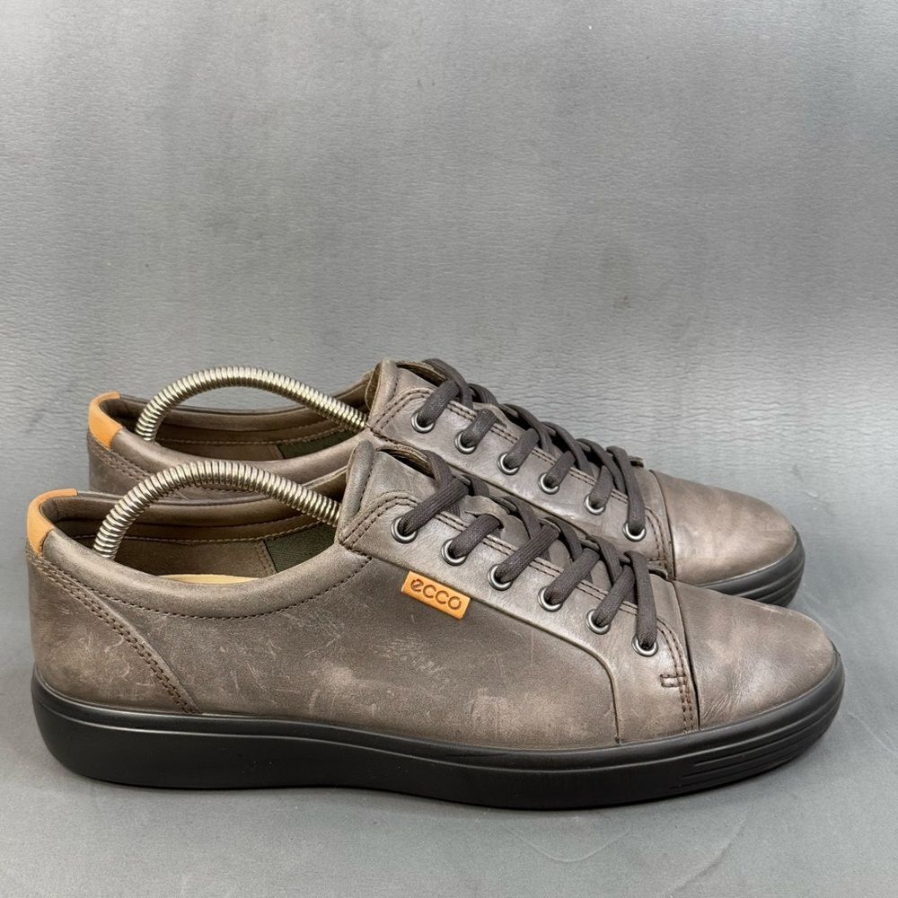 ECCO Men's Soft 7 Sneaker shoes dark gray size 10